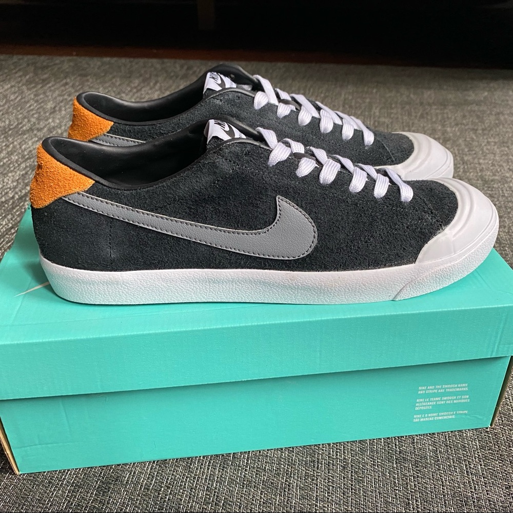 Nike SB: Mens US10.5 Zoom All Court CK Cory Kennedy Black/coolgrey/vvdorng-white